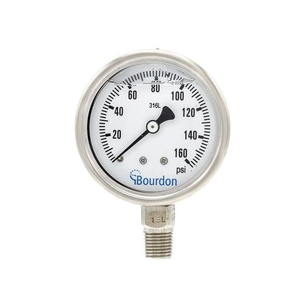 2 1/2 in. 0/160 PSI & BAR 1/4 in.LM